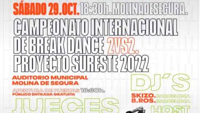 Juventud-Molina-Campeonato-Break-Dance-'Proyecto-Sureste-2022'-CARTEL