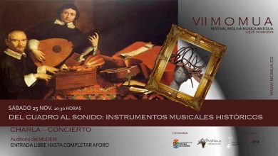 Festival MOMUA-Molina-Charla-concierto 'Del cuadro al sonido, instrumentos musicales históricos'-Día 25-CARTEL-2