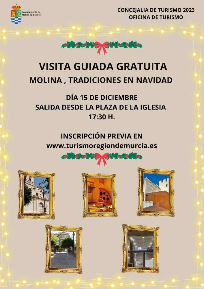 Turismo-Visita guiada gratuita 'MOLINA, TRADICIONES EN NAVIDAD'-Día 15-CARTEL-2
