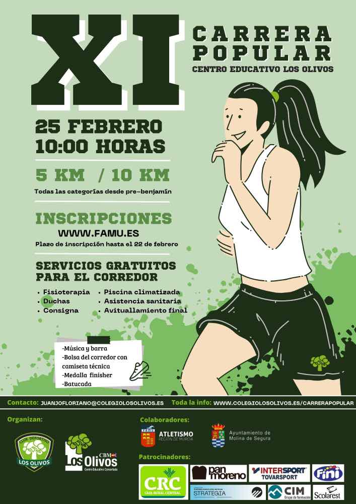 Deporte-Molina-XI Carrera Popular Centro Educativo Los Olivos 2024-CARTEL-2