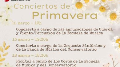 Conservatorio y Escuela Municipal Música Molina-Conciertos de Primavera 2024-Días 12, 13 y 18-CARTEL-2