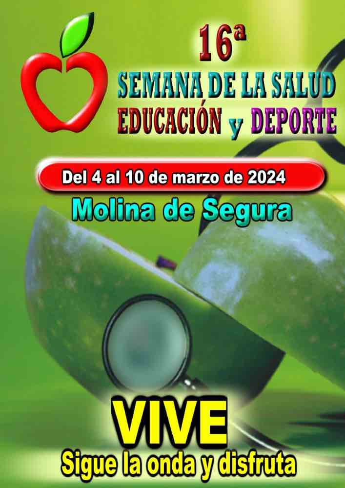 Semana de la Salud, Educación y Deporte 2024-Molina-Programa actividades-CARTEL-2