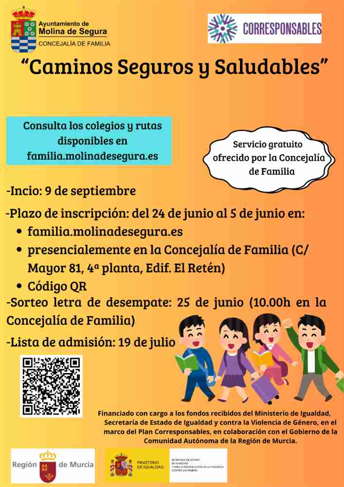 Familia-Molina-Servicio Corresponsables 'Caminos seguros y saludables'-Plazo de inscripción-CARTEL-pdf