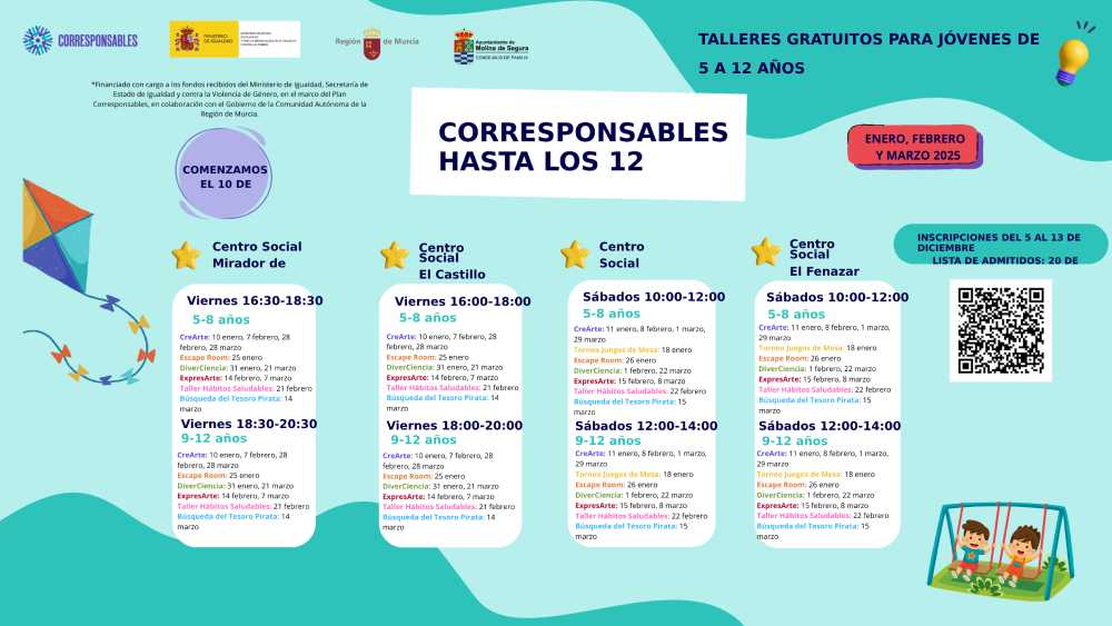 Familia-Molina-Talleres lúdicos servicio 'Corresponsables hasta 12'-Plazo de inscripción-CARTEL-pdf