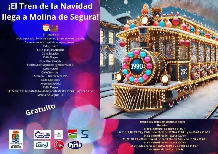 tren de navidad de molina
