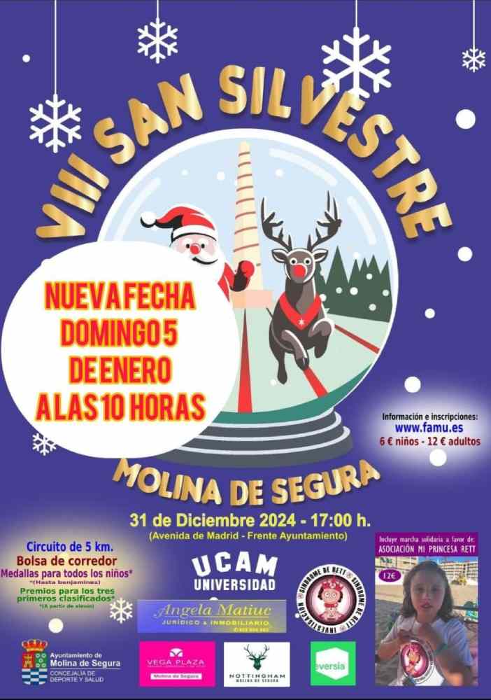 Cartel San Silvestre con n