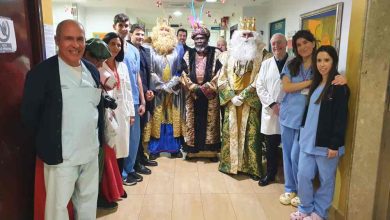 Visita Reyes Magos a Ribera Hospital de Molina