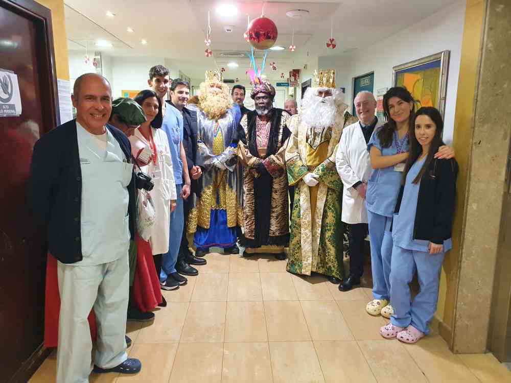 Visita Reyes Magos a Ribera Hospital de Molina