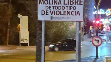 cartel entrada molina no violencia machista