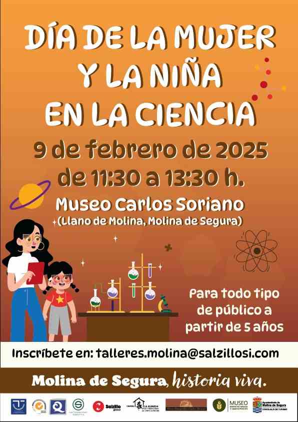 Museo Etnográfico 'Carlos Soriano'-Molina-Taller 'Día de la mujer y la niña en la Ciencia'-Día 9-CARTEL(1)