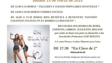 CARTEL CONVIVENCIA VECINAL BARRIO LA MOLINETA AÑO 2025