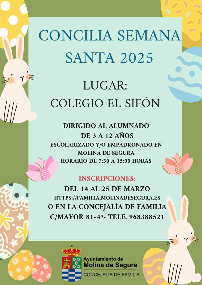 Familia-Molina-Servicio 'Concilia Educa Semana Santa 2025'-Plazo inscripción-CARTEL(1)