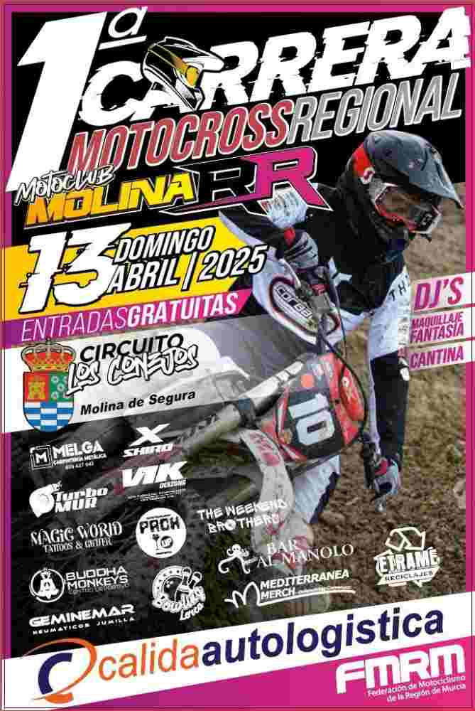 Deporte-Molina-1ª Carrera Motocross Regional-CARTEL(1)