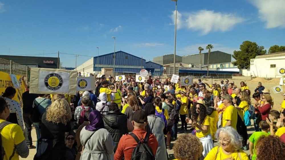 Manifestación contra planta biogas Molina de Segura