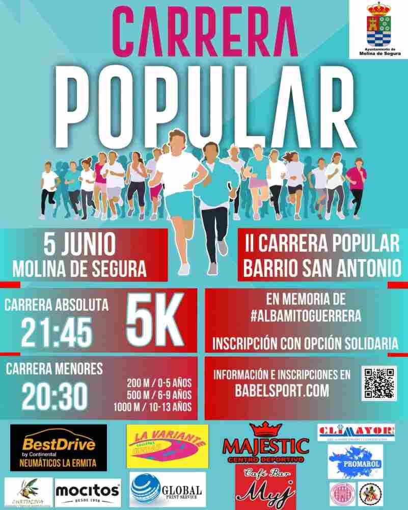 Deporte-Molina-II Carrera Popular Barrio San Antonio 2025-Día 5-CARTEL(1)