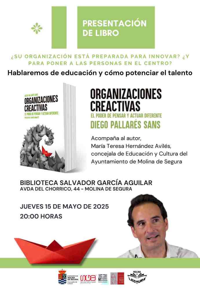 Libro 'Organizaciones creactivas' de Diego Pallarés Sans-CARTEL(1)