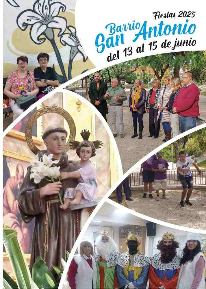 CARTEL FIESTAS BARRIO SAN ANTONIO 2025