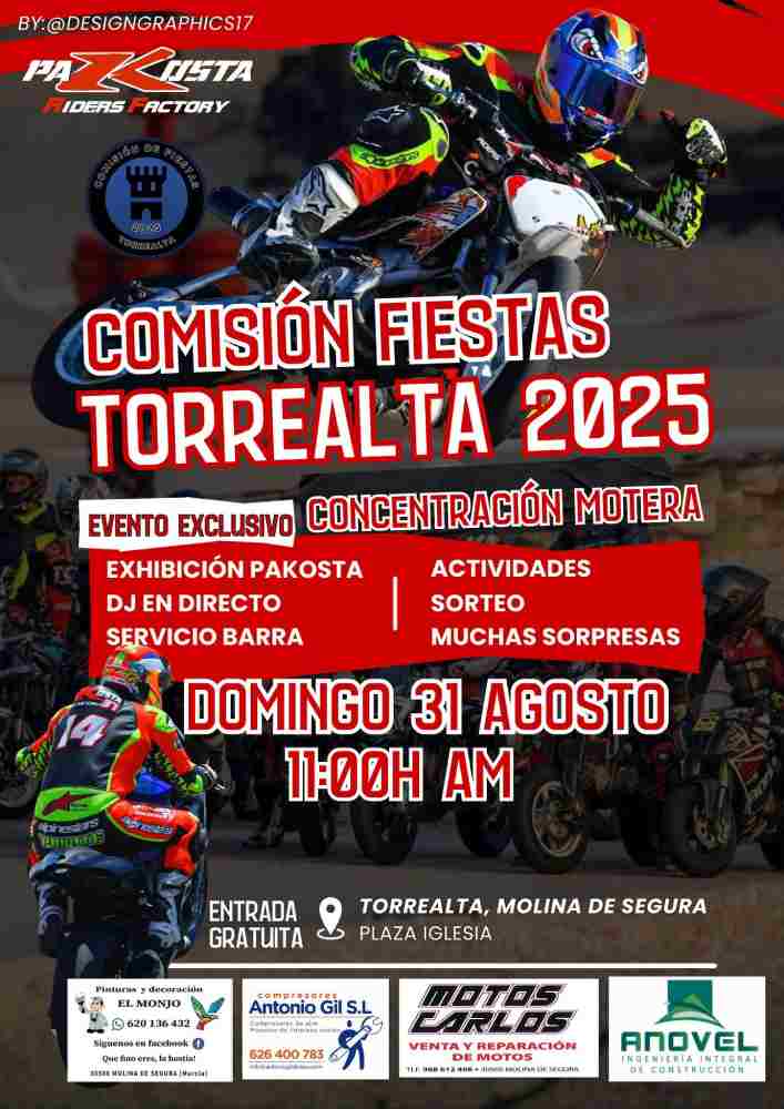 Fiestas La Torrealta 2025-Concentración motera-Día 31-CARTEL(1)