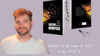 Libro 'Abatido por una mariposa' de Miguel Ángel Santiago-CARTEL(1)
