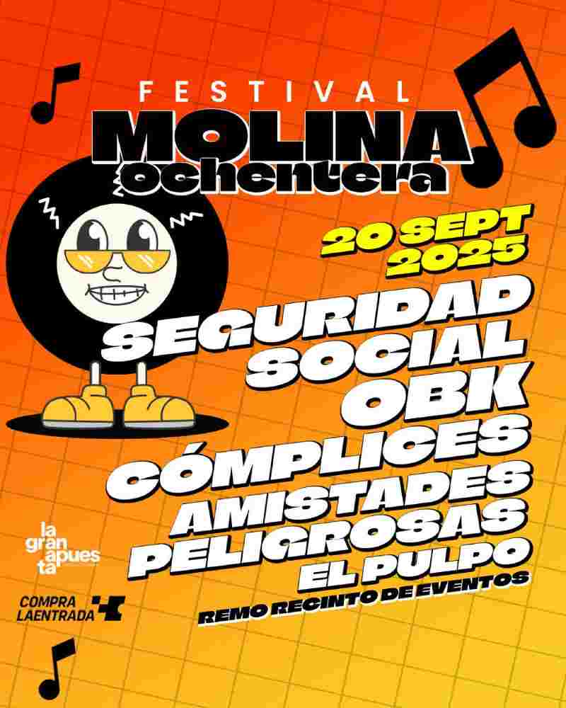 Fiestas Molina 2025-Festival ‘MOLINA OCHENTERA' en el REMO-20sept25-CARTEL(1)