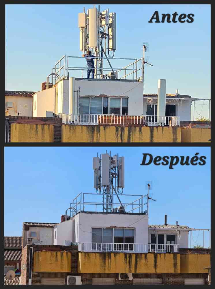 ANTES DESPUES GRANADOS 68 ANTENA