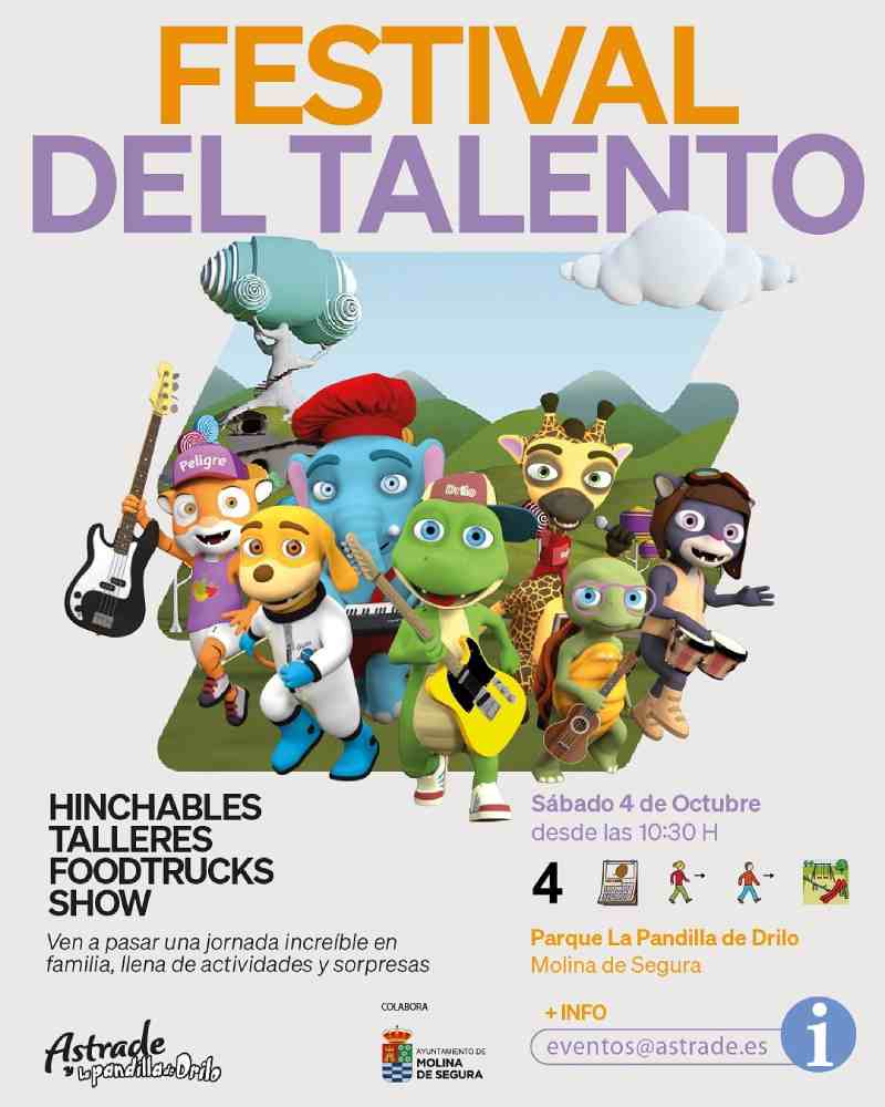 ASTRADE y La Pandilla de Drilo-Molina-Festival del Talento-CARTEL(1)