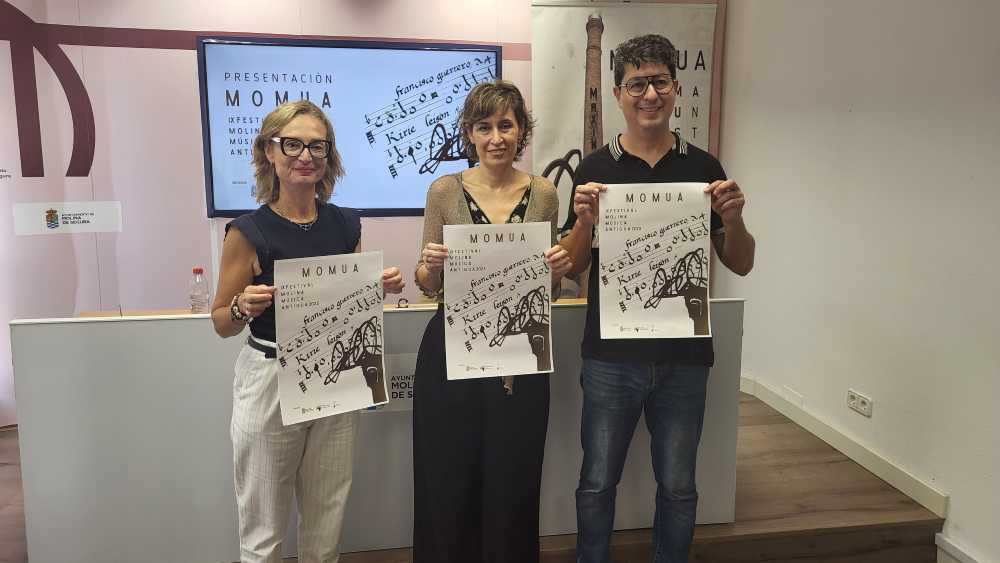 Festival Música Antigua-MOMUA 2025-Molina-Presentación-Foto1 concejala y directores artísticos(2)