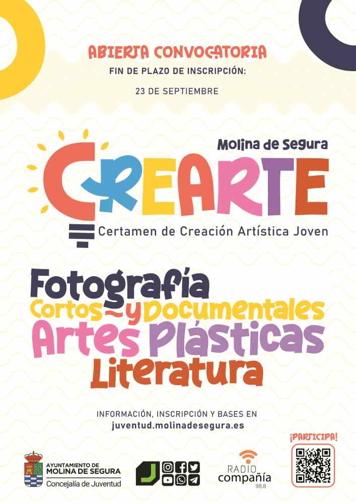 Juventud-Molina-Certamen Creación Artística Joven 'CREARTE 2025'-CARTEL ÚLTIMO DÍA INSCRIPCIÓN(1)