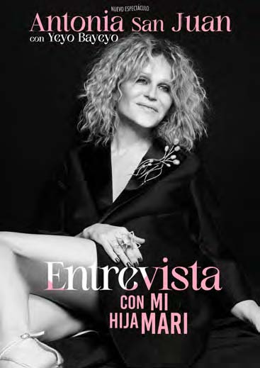 Teatro Villa de Molina-CANCELACIÓN obra 'Entrevista con mi hija Mari' de Antonia San Juan-FOTO