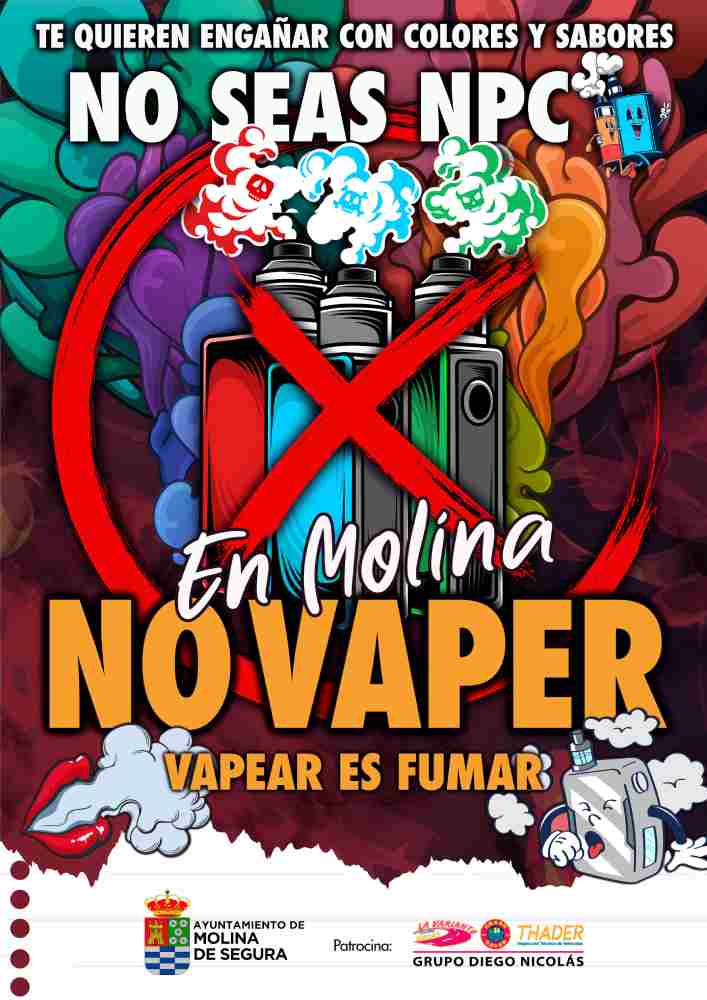 Salud y Participación Ciudadana-Molina-Campaña 'En Molina no vaper, vapear es fumar'-CARTEL(1)