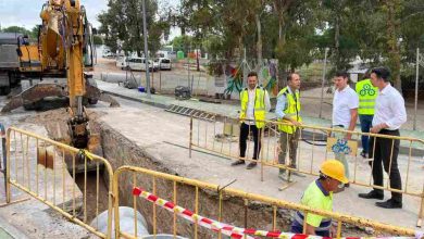 Vía Pública-Obras recogida pluviales en Calle 6 Los Conejos-Visita-Foto(1)
