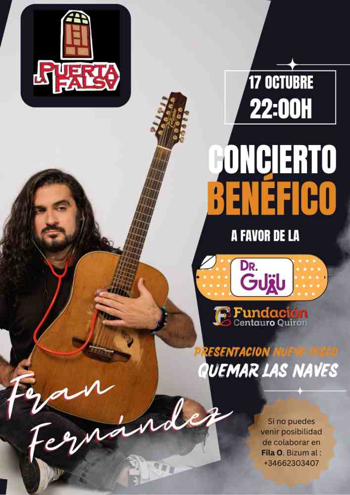 concierto benefico fundación centauro quiron