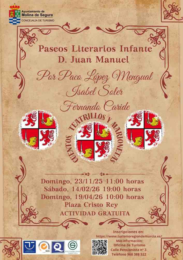 Turismo-Molina-Programa 'Paseos literarios con el Infante Don Juan Manuel' 2025-2026-CARTEL(1)