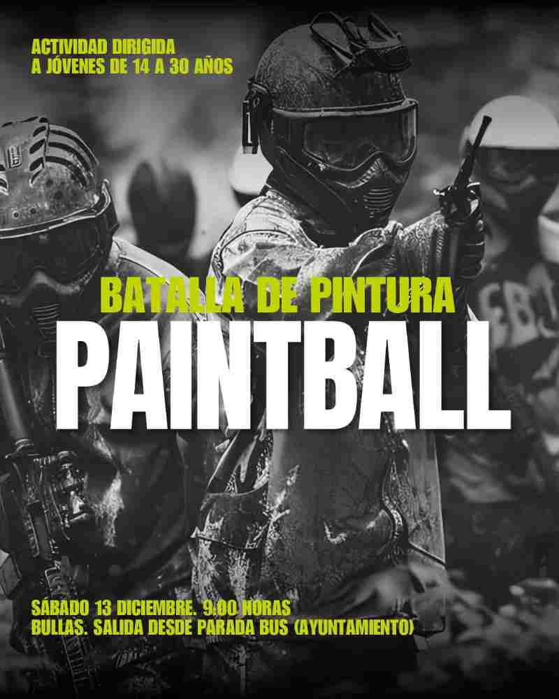 Batalla de Pintura de Paintball(1)
