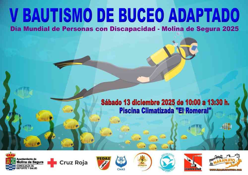 CARTEL BAUTISMO BUCEO 2025 DEPORTE ADAPTADO
