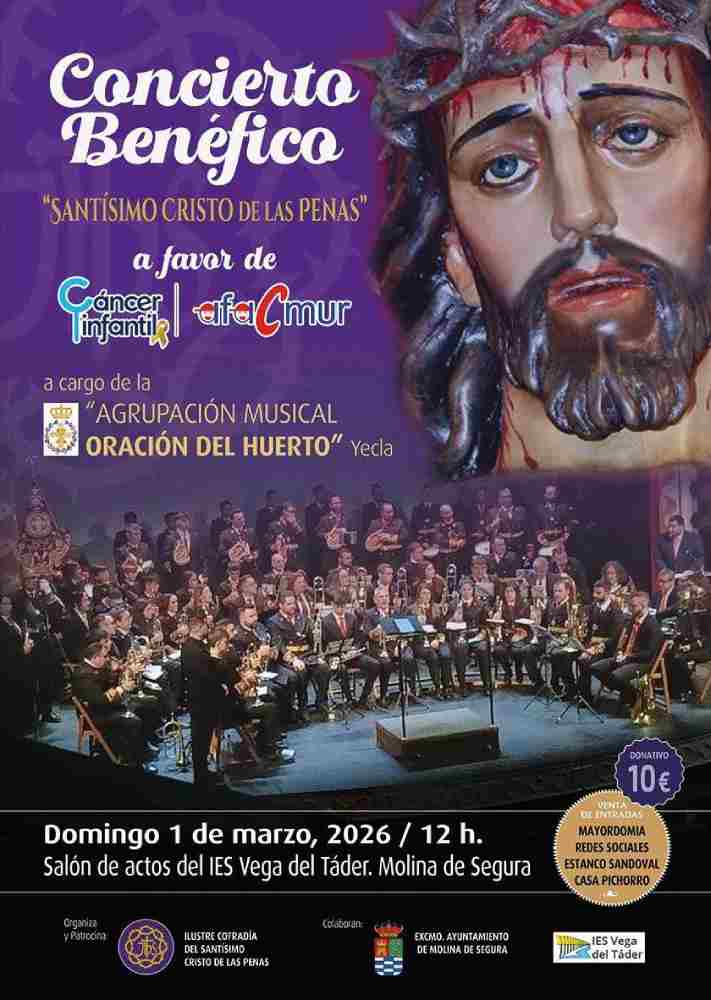 Concierto benéfico 'Santísimo Cristo de las Penas' en Molina a favor de AFACMUR-Día 1-CARTEL(1)