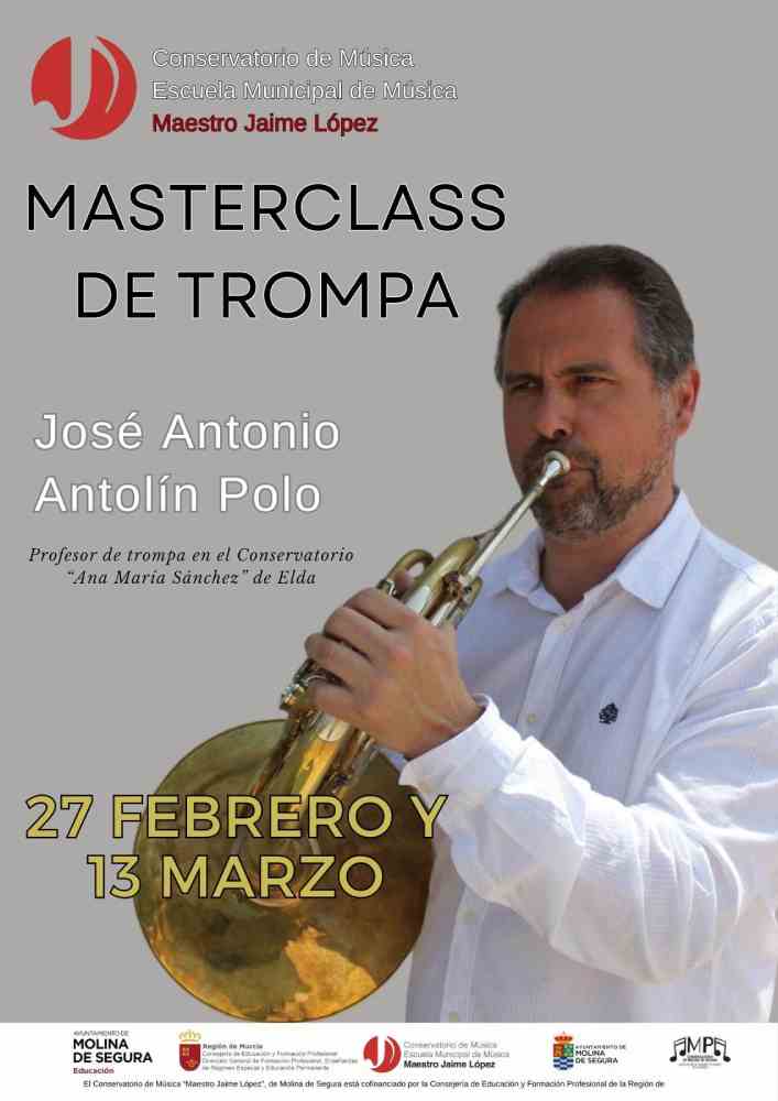 Conservatorio Música Molina-Master Class de trompa-Días 27feb-13mar26-CARTEL(1)