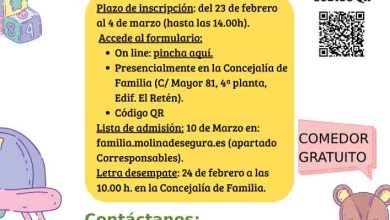 Familia-Molina-Servicio ‘Corresponsables Vacacional de 0 a 3 años Semana Santa 2026’-Plazo inscripción-CARTEL