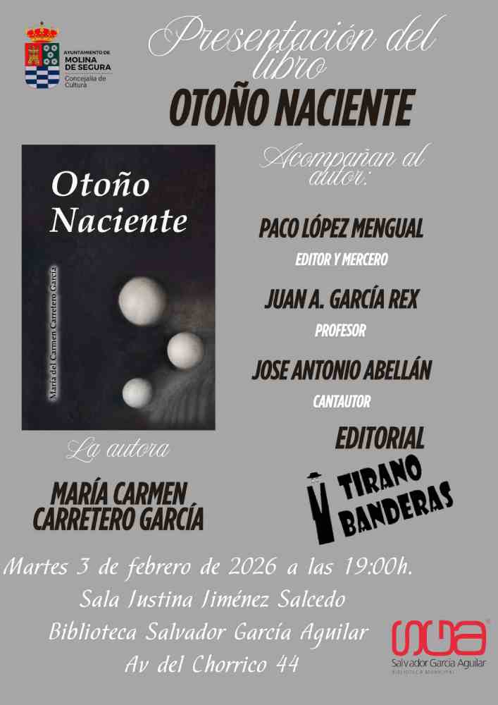 Libro 'Otoño naciente' de María del Carmen Carretero García-CARTEL(1)