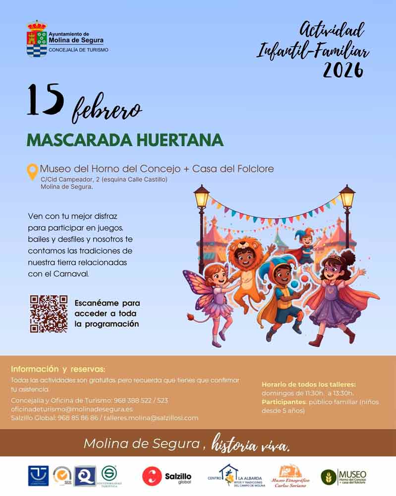 Museo-Horno-del-Concejo-Molina-Actividad-'Mascarada-huertana'-Día-15-CARTEL