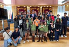 Educación-Molina-Recepción a alumnado indio de intercambio con Colegio Vistarreal-Foto1(1)