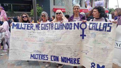 Portada mural 8M mujeres con nombre