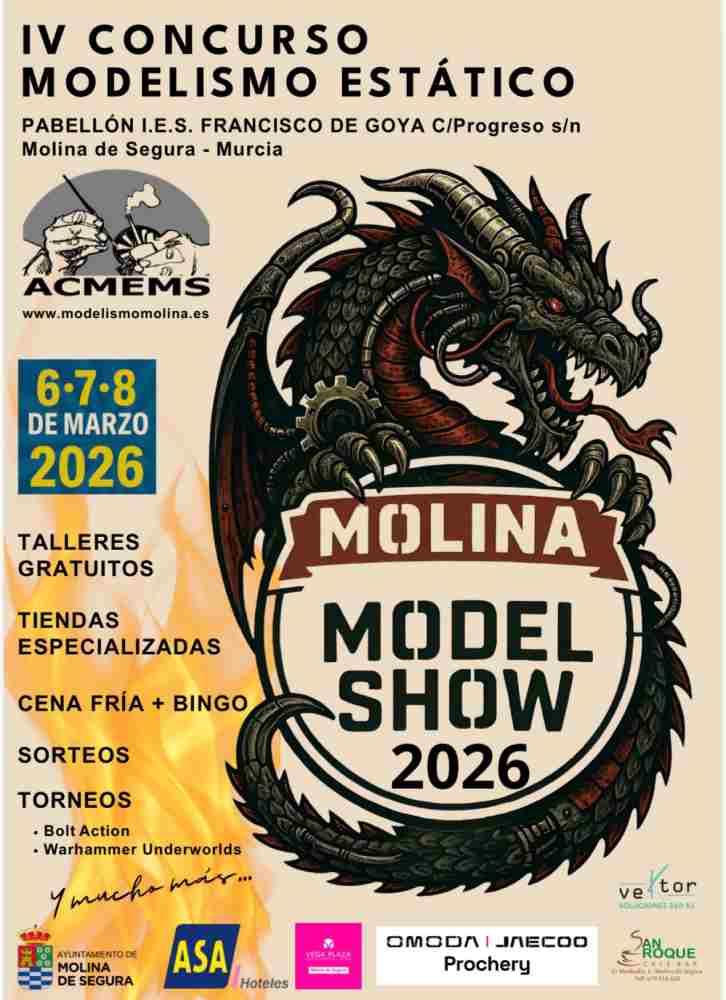 cartel portada IV concurso modelismo estático