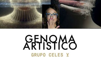 Exposición 'GENOMA ARTÍSTICO' de Grupo CELES y EL PERRO PINTO-Sala El Jardín-Molina-16abr-22may26-CARTEL