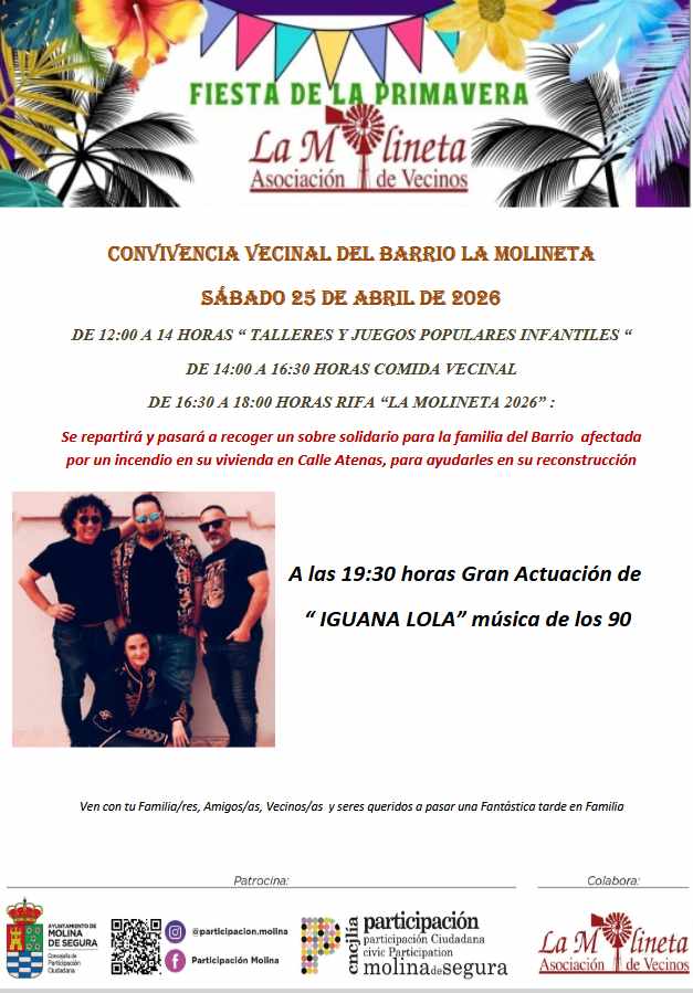 Fiesta Primavera Molineta 2026