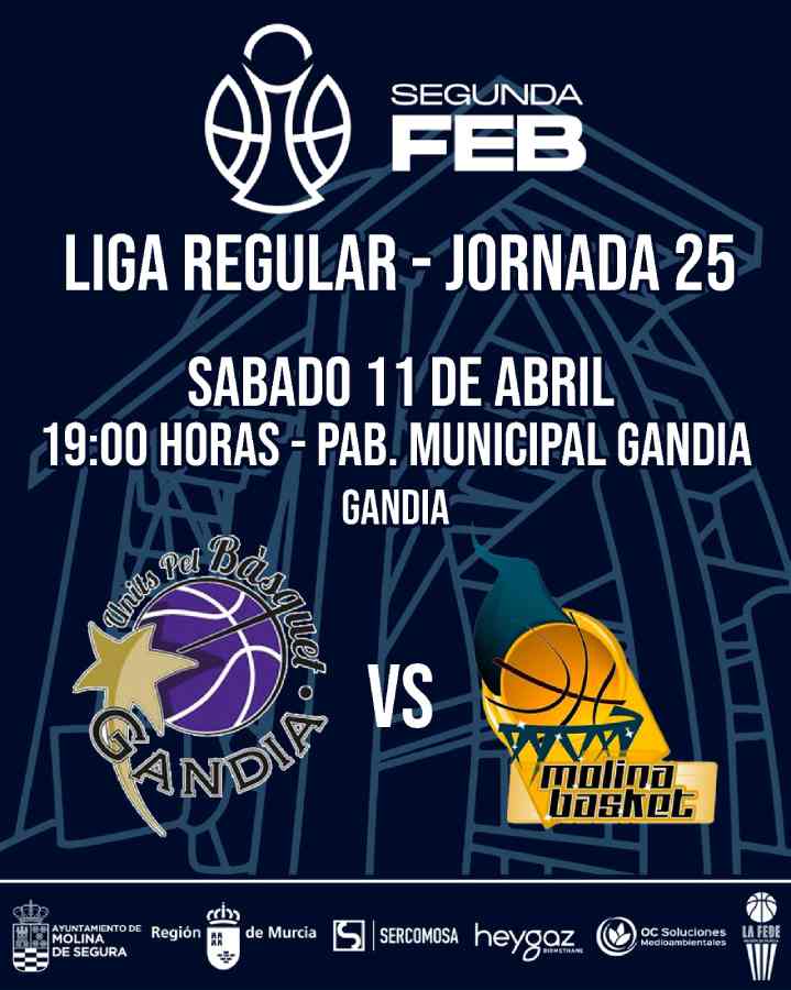 cartel ciudad molina basket