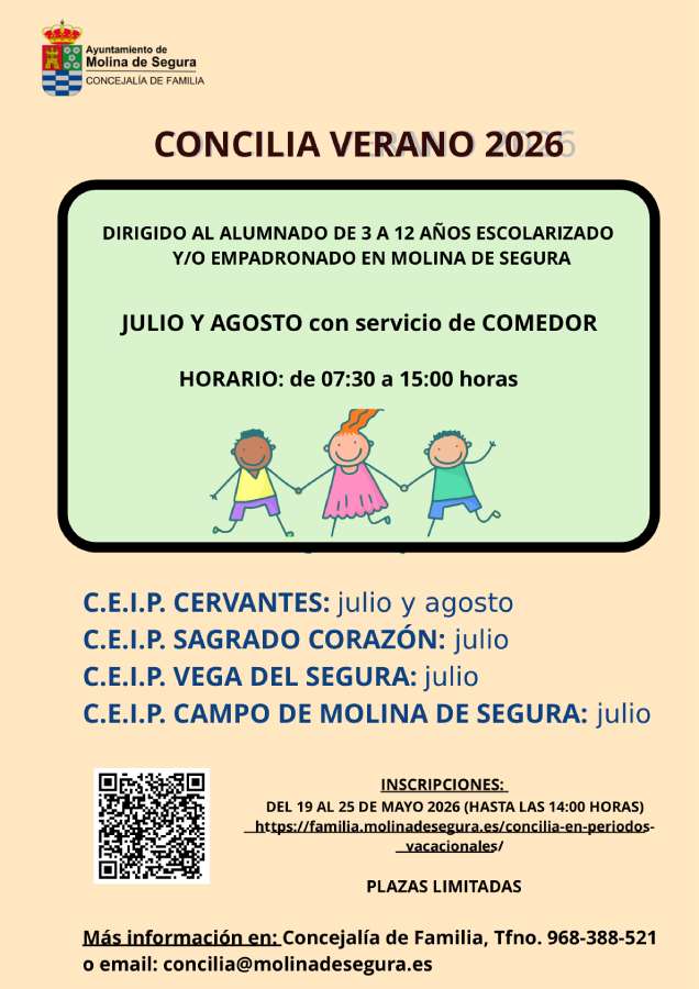 Familia-Molina-Concilia Educa Verano 2026-CARTEL