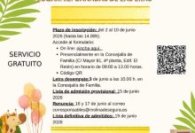 Familia-Molina-Servicio ‘Corresponsables Vacacional de 0 a 3 años' agosto 2026-Plazo inscripción-CARTEL