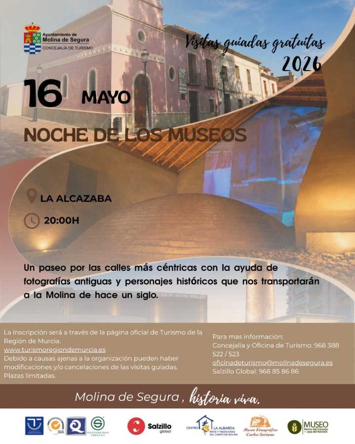 Turismo-Molina-Visita guiada gratuita 'DÍA DE LOS MUSEOS'-Día 16-CARTEL (1)