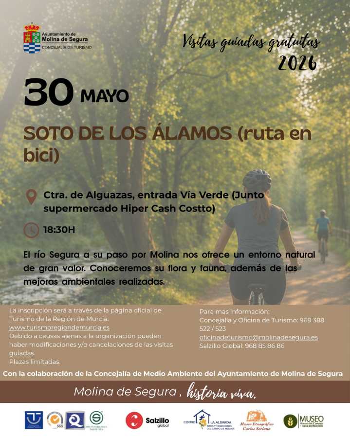 Turismo-Molina-Visita guiada gratuita EN BICI 'SOTO DE LOS ÁLAMOS'-Día 30-CARTEL (1)